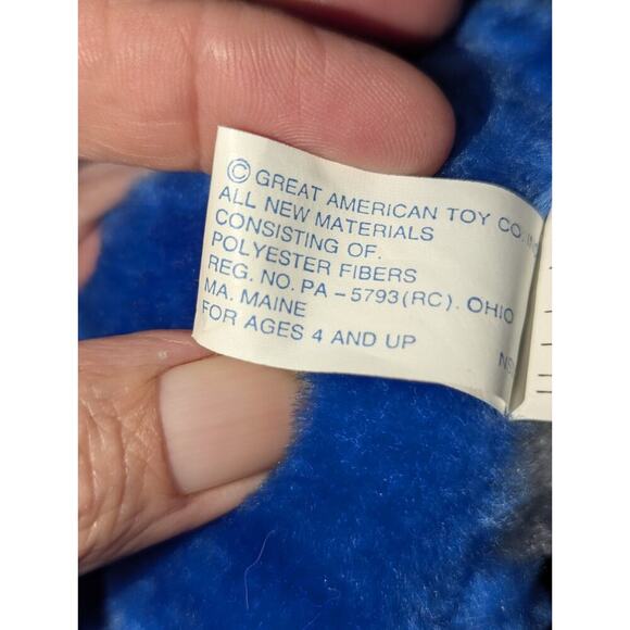 The Great American Toy Company Eeyore Plush Vintage From The 80's - Picture 8 of 8